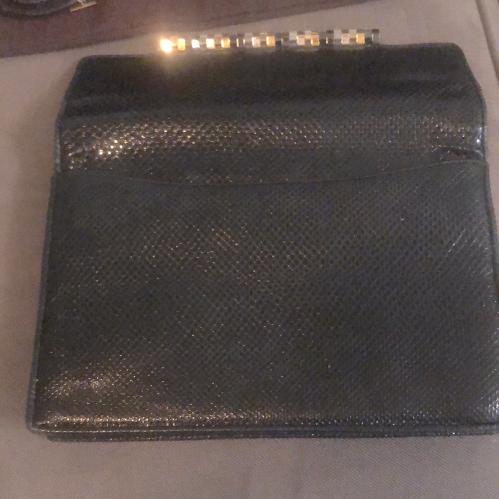 Judith Leiber Lizard Skin Evening Clutch Bag - Picture 11 of 16